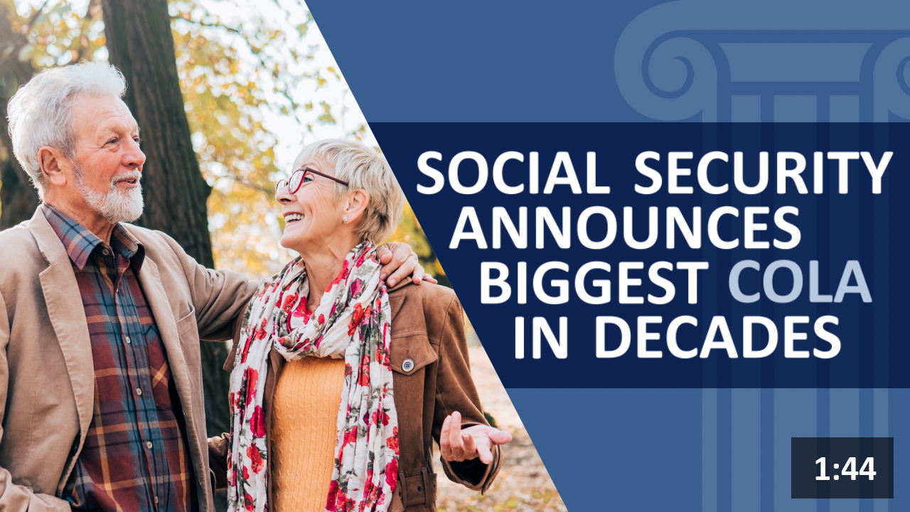 Social Security Announces Biggest COLA in Years