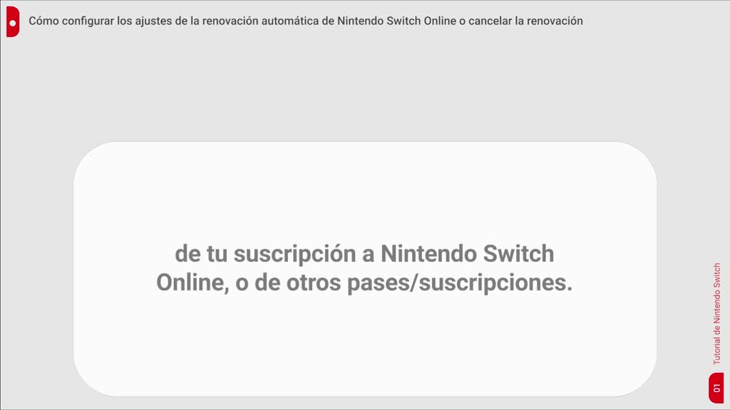 Cómo configurar los ajustes de la renovación automática de Nintendo Switch Online o cancelar la renovación