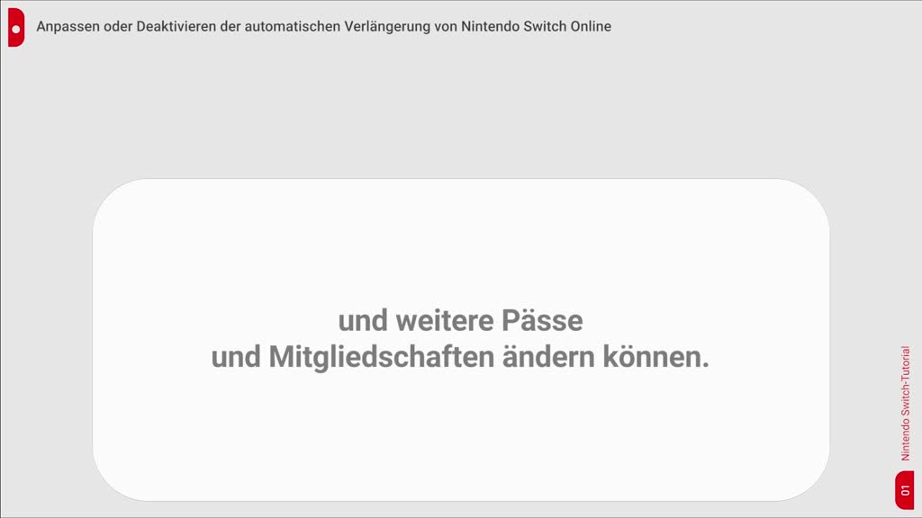 Anpassen oder Deaktivieren der automatischen Verlängerung von Nintendo Switch Online